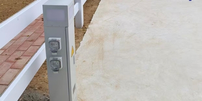 極亞智能水電樁案例｜南能集團三五九旅紀念館房車營地充電站應用