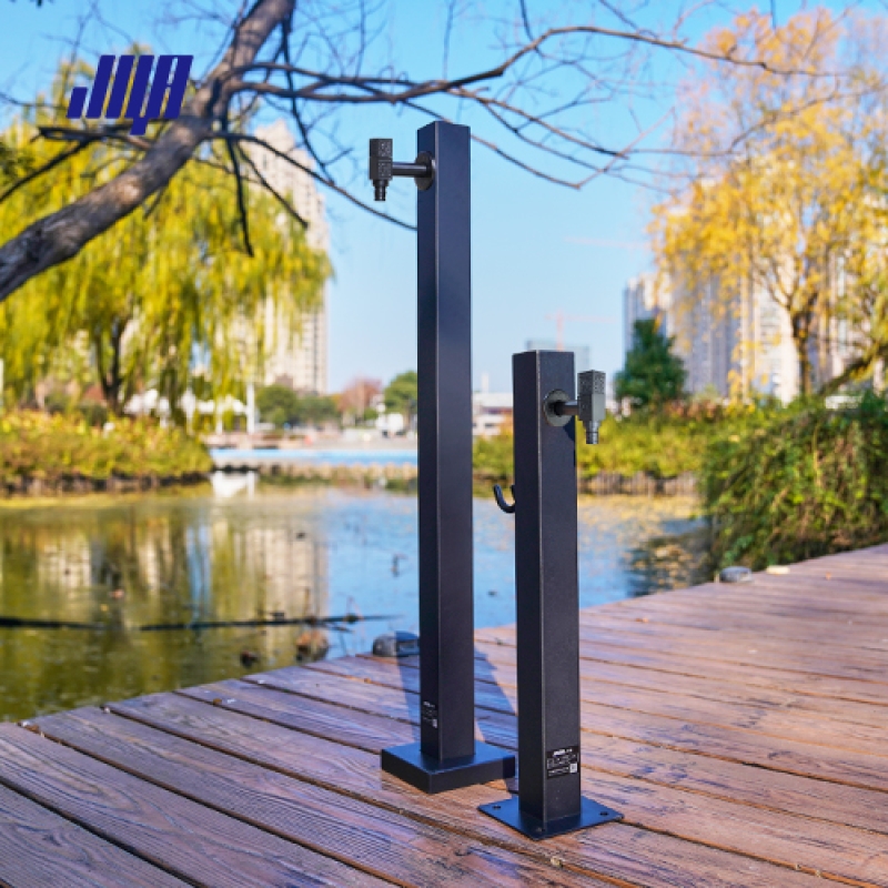 方樁戶外立柱水龍頭防凍裂不銹鋼戶外水樁GRW600606 