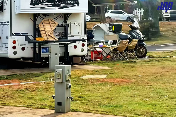 海口南島北岸房車露營地 極亞水電樁補給實景
